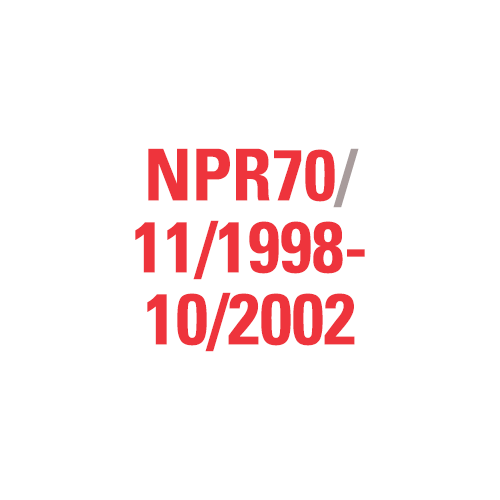 NPR70 11/1998-10/2002